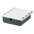 thumbnail image 1 of Cajón Caja De Almacenamiento Organizador De Tiro Oculto A Prueba De Polvo Perforación Libre Escritorio Parte Inferior Colgando Misceláneas Ocultas Caja De Clasificación Gabinete Soporte Pegado Yuarrent HA026384-02, 1 of 7