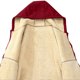 thumbnail image 3 of Ceisia Men Solid Color Hooded Zipper Lamb Gift Fleece Warm Long Sleeve Casual Cardigan Jackets, 3 of 8