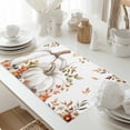 thumbnail image 5 of Thanksgiving Beige Pumpkin Placemats Set of 4 Fall Fallen Leaves Flower Heat Insulated Linen Place Mats, Washable Stain-Proof Table Mats for Dining Tables Holiday Decor 13x19inch, 5 of 9