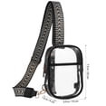 thumbnail image 3 of Bolso transparente Bolso de estadio transparente Bolso bandolera transparente Bolso bandolera para mujer Bolso bandolera Monedero cruzado Fanny Pack, 3 of 6