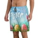 thumbnail image 2 of Balery Happy Easter Traje de Baño Estilo Hawaiano para Hombre, Shorts de Secado Rápido con Bolsillos-X-Large, 2 of 6
