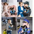 thumbnail image 3 of DolliBu Sitting Black Bear Police Officer Plush Toy - Super Soft Bear Cop Stuffed Animal Dress Up with Cute Cop Uniform & Cap Outfit - 9" Inches, 3 of 6