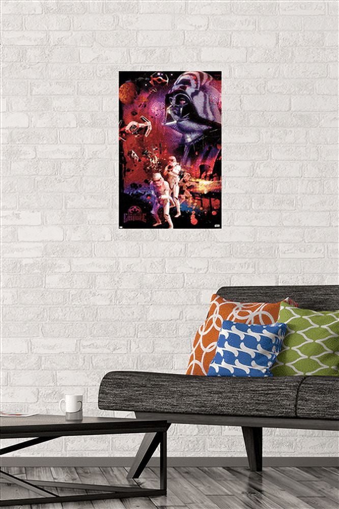 Star Wars: Empire Strikes Back - Empire Wall Poster, 14.725" x 22.375"