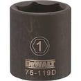 thumbnail image 1 of Stanley Tools 7516842 DWMT75119OSP Impact 0.5 Drive 6 Point Socket, 1In, 1 of 1