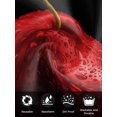thumbnail image 7 of Red Fruit Cloth Napkins Set of 6 Reusable Dinner Napkins, Modern Minimalist Decor Black Background Cocktail Napkin Washable Table Napkins for Wedding/Holiday Party/Baby Shower 20"x20", 7 of 7