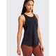 thumbnail image 3 of Remera CRZ YOGA de Algodón Pima sin Mangas con Lazo en la Espalda Negra Talle S, 3 of 6
