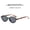 Green Frame Black and Grey Lens, variant on New Nerd Oval Eyeglass Frame, Anti-Blue Light, Korean Style Trendy FME Retro Artistic Flat Glasses for Women, Fashionable and Versatile