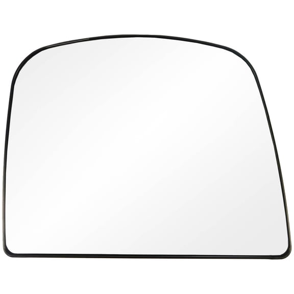 80263 - Fit System Passenger Side Non-heated Mirror Glass w/ backing plate, GMC Savana Full Size Van, Chevy Express 08-18, 5 11/ 16" x 71/ 4" x 8 3/ 8" (top lens)