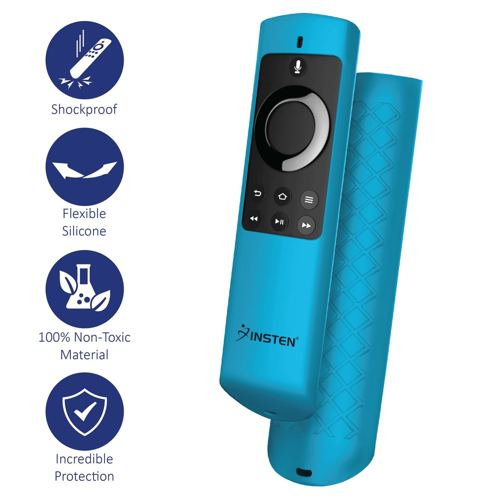 For Amazon Echo Dot Remote Control Protective Cover Silicone Case Skin Duatproof 