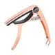 thumbnail image 5 of Cejilla para guitarra acústica y eléctrica, cambio rápido de tensión, afinador ajustable oro rosa, 5 of 9