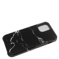 thumbnail image 3 of For Apple iPhone 12 Mini (5.4 in) Case, by Insten Marble Dual Layer [Shock Absorbing] Hybrid Hard Plastic/Soft TPU Rubber Case Cover compatible with Apple iPhone 12 Mini (5.4 in), Black, 3 of 4