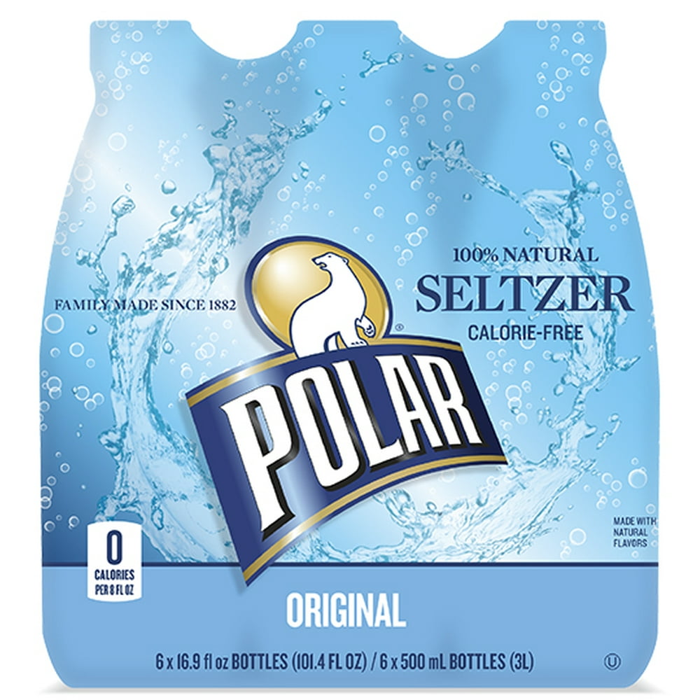 Polar Seltzer Water, Original, 16.9 Fl Oz, 24 Count