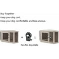 thumbnail image 6 of Unipaws 43.9" Wooden Crate for Dogs with Cushion, 6 of 6