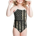 thumbnail image 2 of SEANATIVE Camo Hunting Girls Swimwear Bikini Soft Kids One-Piece Swimsuit 4 of July Elastic American Flag Toddler Girl Bathing Suit Size 3-4, 2 of 5