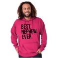 thumbnail image 3 of Best Nephew Ever Family Aunt Uncle Men's Big & Tall Graphic Hoodie Brisco Brands 4X, 3 of 3