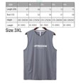 thumbnail image 2 of Camiseta sin mangas para hombre, camiseta de natación, secado rápido, atlética, para correr, gimnasio, musculosa, playa, camiseta sin mangas - Gris, 2 of 7