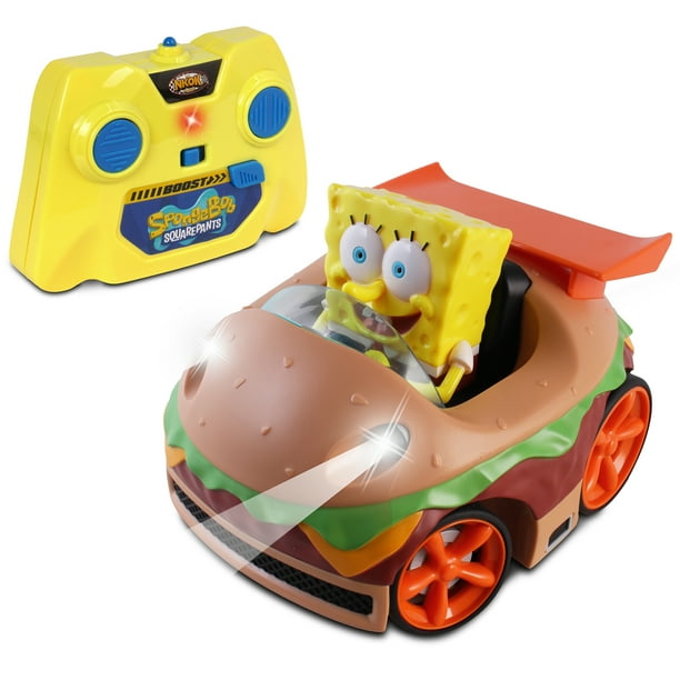 NKOK SpongeBob SquarePants RC Krabby Patty with SpongeBob - Walmart.com