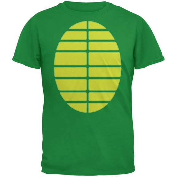 Halloween Turtle Costume Irish Green Adult T-Shirt - Small