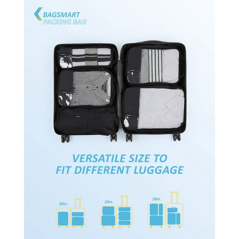 The Bagsmart Compression Packing Cubes Are on Sale at