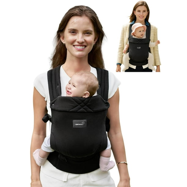 Portabebés ergonómico GROWNSY para recién nacidos y niños pequeños de 7 a 20 kg