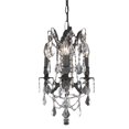 thumbnail image 2 of Elegant Lighting Rosalia 13" 3 Light Elements Crystal Chandelier, 2 of 2