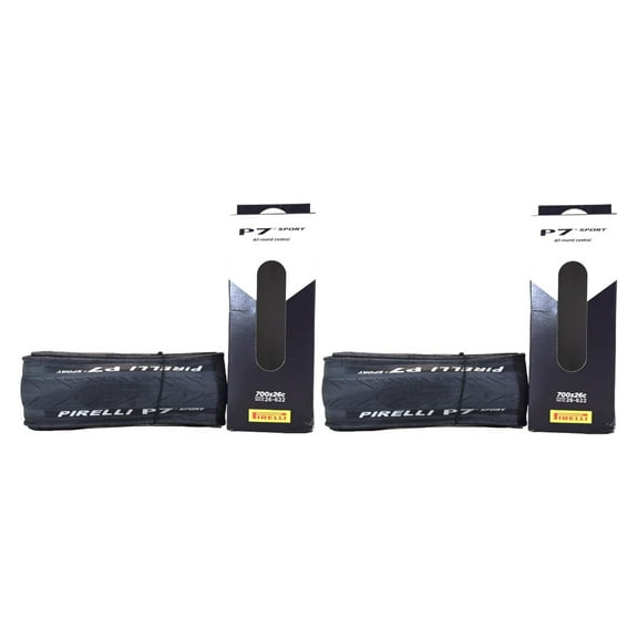 PIRELLI P7 Sport 26-622 Folding Black 2 Bike Tires (4021800x2-bundle)