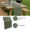 thumbnail image 6 of Table Runner Dresser Scarves 90 Inch Long,Pure Color Green Linen Dining Table Runners, 6 of 9