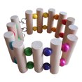 thumbnail image 2 of Flmtop Hamster Parrot Colorful Climbing Ladder Bridge Bite Swing Chewing Bird Pet Toy, 2 of 7