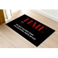 thumbnail image 6 of Time Definition Rugs, Time Rugs, Black and Red Rugs, Motivation Rug, Personalized Rug, Printed Rug, Hallway Rug, Gift Rug, Salon Rug, 2.6'x5' - 80x150 cm, 6 of 8