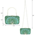 thumbnail image 3 of CAILDANL Rhinestone Clutch Purses for Women Evening Wedding Formal - Round Pearl Clasp Handbag - Crystal Diamond Bag, 3 of 7