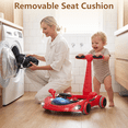 thumbnail image 7 of INFANS 6-in-1 Baby Walker, Converts Push Car to Bouncer, Rocker with Music, Lights, Adjustable Height & Speed, Activity Center, Canopy for 7-18 Months, 7 of 7