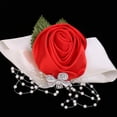 thumbnail image 2 of Correa de muñeca Perfecl Ramillete de muñeca Corsage Boutonniere de Diamante Artificial, 2 of 8