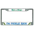 thumbnail image 1 of I'm Pickle Rick Chrome License Plate Frame, 1 of 1