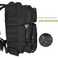 thumbnail image 2 of Mochila Estilo Militar, Mochila Multifunción De Gran Volumen 45L, para Escuela/Trekking/Senderismo/Camping/Viajes/Pesca/Escalada/Montañismo/Montañismo o Uso Diario, 2 of 5