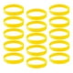 thumbnail image 5 of 15 pulseras de silicona unisex, pulseras de goma, pulseras de silicona impermeables Amarillo, 5 of 7