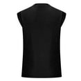 thumbnail image 6 of Women's Round Neck Blouse Comfy Casual Shirts Vintage Summer Clothes for Teen Girls Y2K Tops Dressy Casual Short Sleeve Tunic Tops for Lady Loose Fit Flowy Fashion 2024 Solid Color Black T Shirts S, 6 of 6