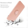thumbnail image 6 of Case for iPhone 7 Plus iPhone 8 Plus, Slim Liquid Silicone Phone Case with 360 Rotatable Ring Holder Kickstand Fashion Hand Strap with Magnetic Car Mount Shockproof TPU Bumper Cover - Pink, 6 of 15