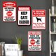 thumbnail image 4 of Placa Metal Vintage para Perro Pintura Hierro Rectangular Bar El 30x40cm 2 Uds., 4 of 9