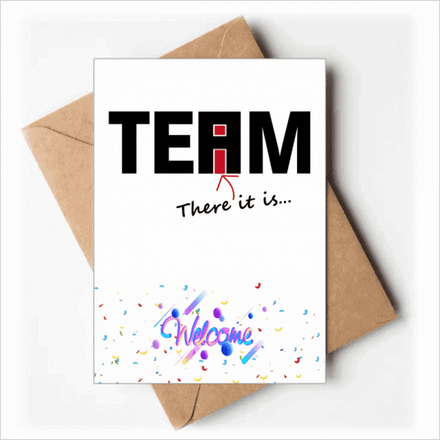 Team Individual Search Art Deco Fashion Welcome Back Greeting Cards Envelopes Blank
