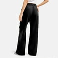 thumbnail image 6 of Sevevn Ladies' Solid Color Cotton And Linen Pants Casual Pants With Drawstring And Pocket Beach Pants Clearance Sales Online Deals Black XXL, 6 of 9