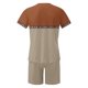thumbnail image 5 of Pantalones Elásticos de la Cintura de los Hombres de la Impresión de los Pantalones Cortos Delgados Deportivos, Cuello Redondo de la Blusa de Manga Corta, 5 of 5