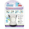 thumbnail image 1 of ShowerShroom The Révolutionnaire 2 Pouces Cabine de Douche Debout Protecteur de Drain Attrape-Cheveux/basculement, Blanc, 1 of 8