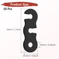thumbnail image 4 of Uxcell Rope Tensioner Aluminum Alloy [30PCS] - Guyline Cord Adjusters - [Black] Tent Rope Adjuster, 4 of 7