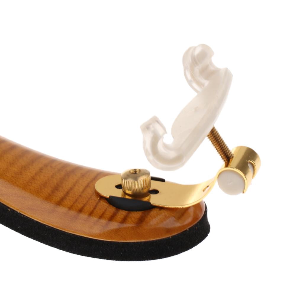 LeeQinersw Comfortable Maple 4/4 Violin Shoulder Rest Pad Musical Instrument Accessory 4-4 3-4