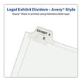 thumbnail image 5 of Preprinted Legal Exhibit Side Tab Index Dividers, Avery Style, 10-Tab, 16, 11 X 8.5, White, 25/pack, (1016), 5 of 6