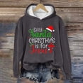 thumbnail image 1 of Aujourd'hui Réduction! Aqestyerly Hauts de Noël à Manches Longues pour Femmes Imprimé de Noël Col Rond Pull Ample, 1 of 3