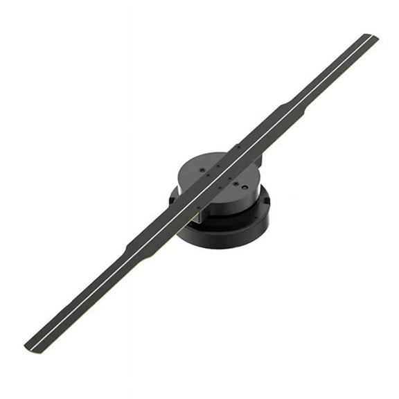 42cm 3D Hologram Projector Fan LED Sign Holographic Player Support Image Bar Advertising Display Light US PLUG