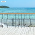 thumbnail image 4 of Wildnix Set of 16 High-Strength Iron Metal Balusters, Wrought Iron Balusters with&nbsp; Black Finish, Ideal for Staircase and Balcony Protection, 4 of 6