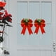 thumbnail image 4 of 12 Piezas de Lazos Navideños en y Negro con Piñas y Agujas de Pino, Lazos de Cinta A Cuadros Navideños, Lazos para Decoración de Árboles de Navidad, 4 of 4