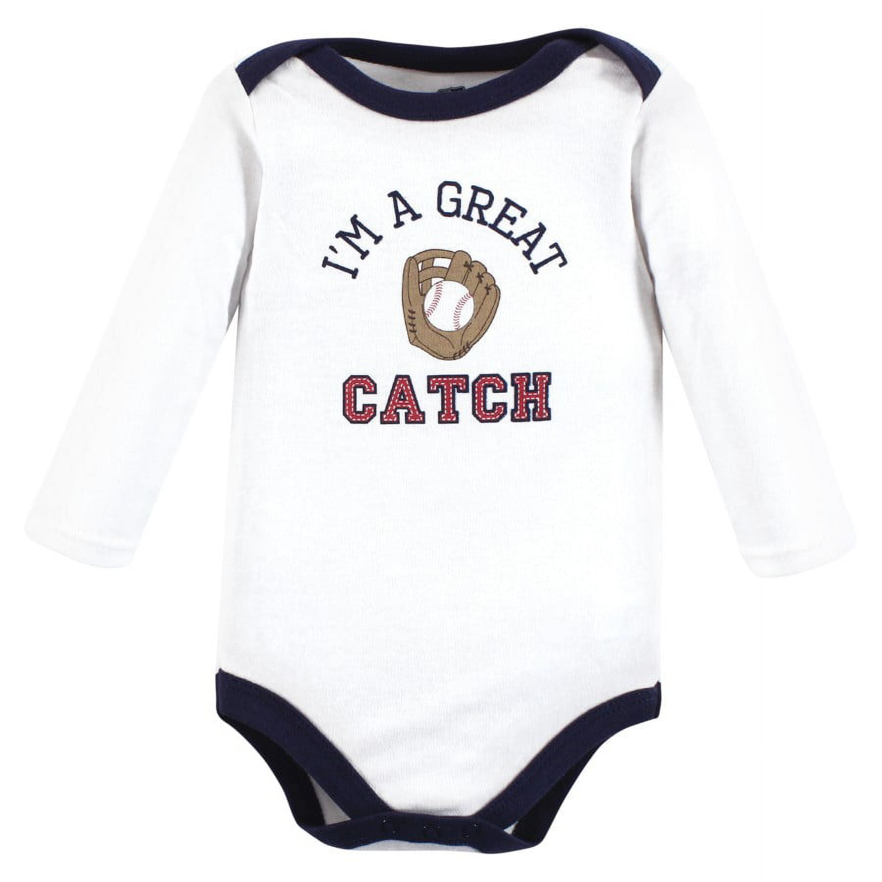 Hudson Baby Cotton Long-Sleeve Bodysuits, 7-Pack, Newborn-24 Months